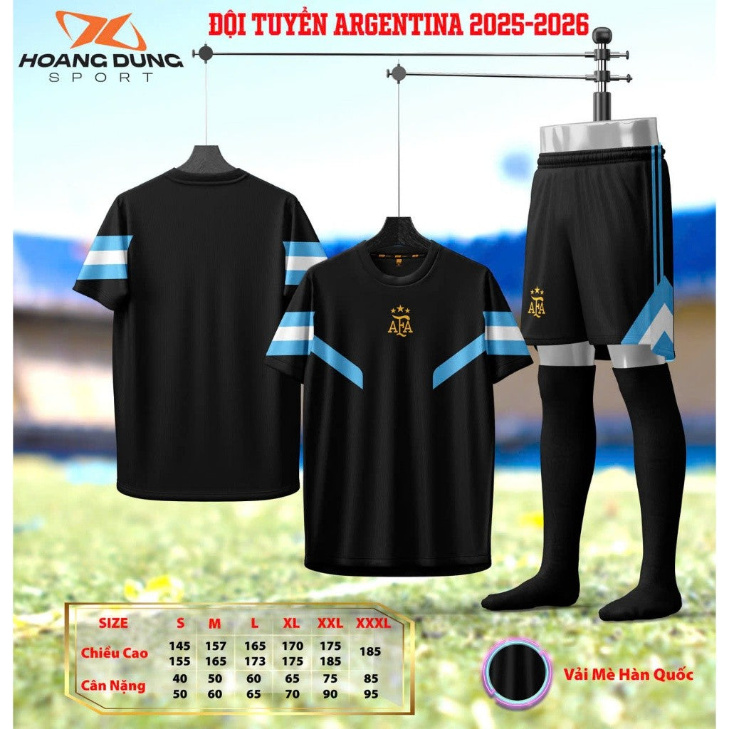 Quần Áo Bóng Đội Tuyển Quốc Gia Argentina Tím 2024 Mới Nhất
