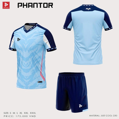 Bộ Bóng Đá Không logo Thiết Kế JP Phantor - Có In Tên Số