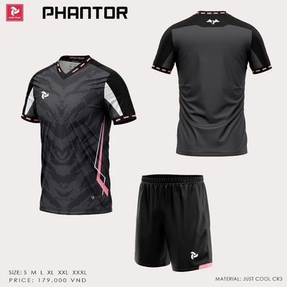 Bộ Bóng Đá Không logo Thiết Kế JP Phantor - Có In Tên Số
