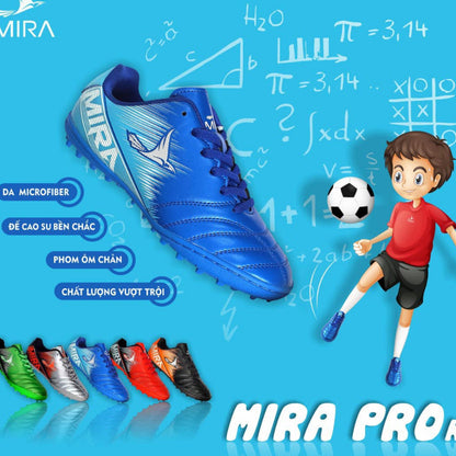 Giày Bóng Đá Trẻ Em Mira Pro (Tặng túi rút + tất ) - Size 33 Đến 44