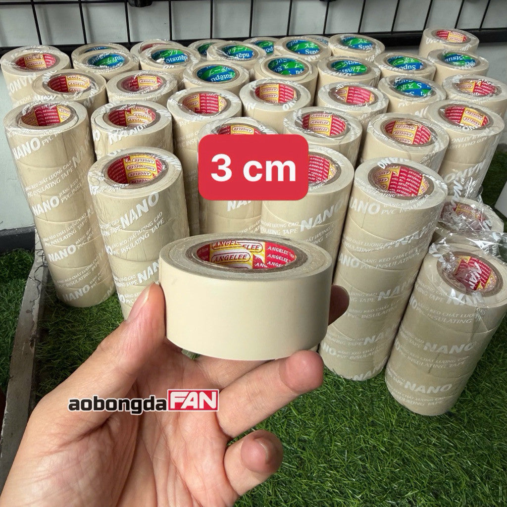 [KHO SỈ] Băng Keo Bóng Đá Loại 1 [Loại Tốt Màu Nâu Đục] Băng Keo NANO Thể Thao