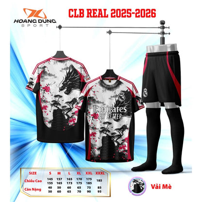 Set Bóng Đá REAL Cực Chất - Có In Tên Số