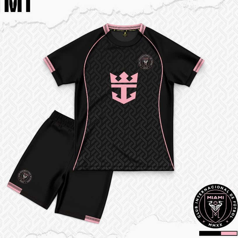Bộ Đồ Bóng Đá Messi , đội Inter Miami - size trẻ em (có in thêm tên số)