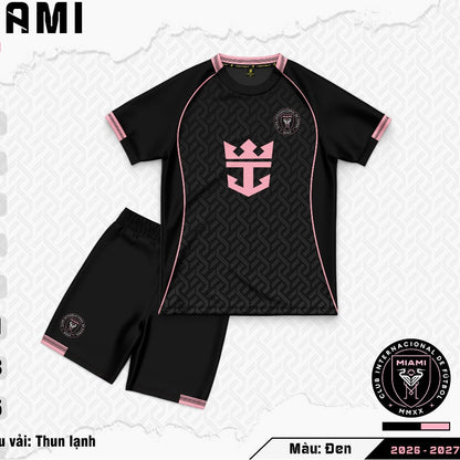 Bộ Đồ Bóng Đá Messi , đội Inter Miami - size trẻ em (có in thêm tên số)