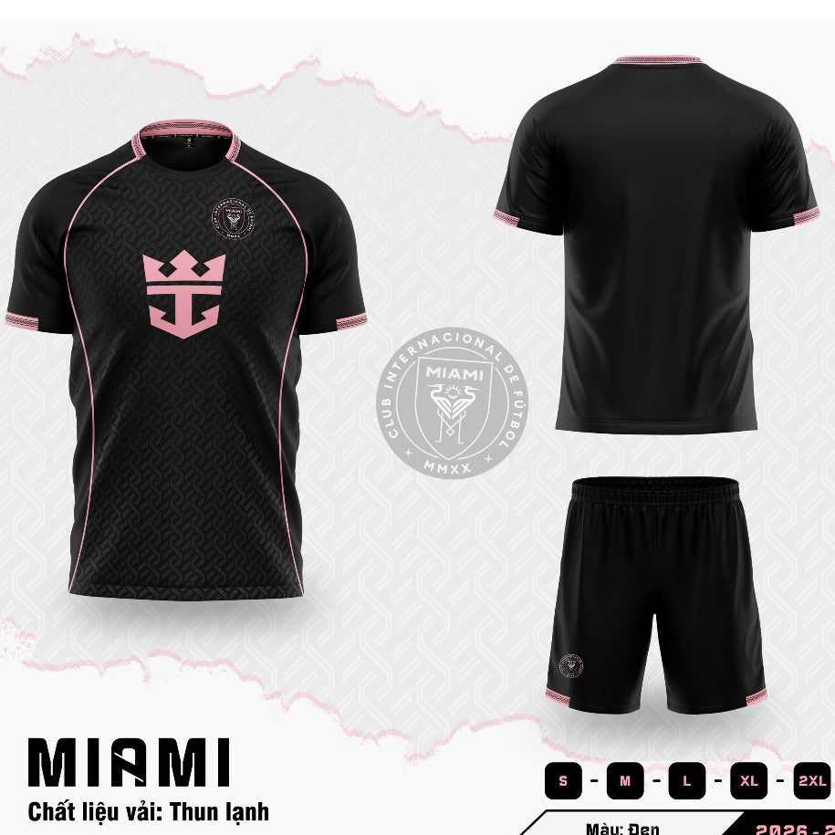 Bộ Quần Áo Bóng Đá Inter Miami - Set Đồ Bóng Đá Messi