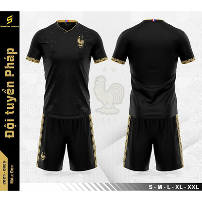 Bộ Quần Áo Bóng Đá Đội Tuyển Pháp - Có in tên số