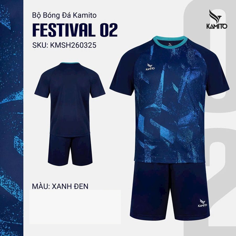 Bộ Bóng Đá Kamito Festival 02 - Có In Tên Số
