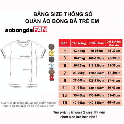 Bộ Bóng Đá Trẻ Em Ronaldo Bồ Đà.o Nh.a Trắng Xanh - Có In Tên Số