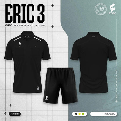 Bộ Trang Phục Thể Thao Trọng Tài - Đồ Trọng Tài Cao Cấp ERIC 2