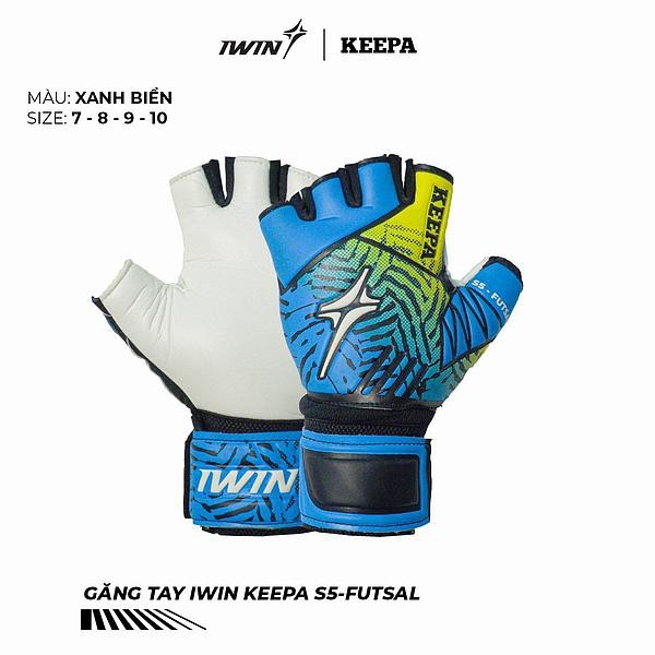 Găng Tay Thủ Môn IWIN KEEPA S5-FUTSAL - Găng Hở Ngón