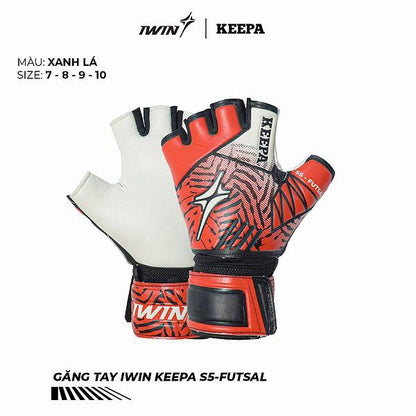 Găng Tay Thủ Môn IWIN KEEPA S5-FUTSAL - Găng Hở Ngón