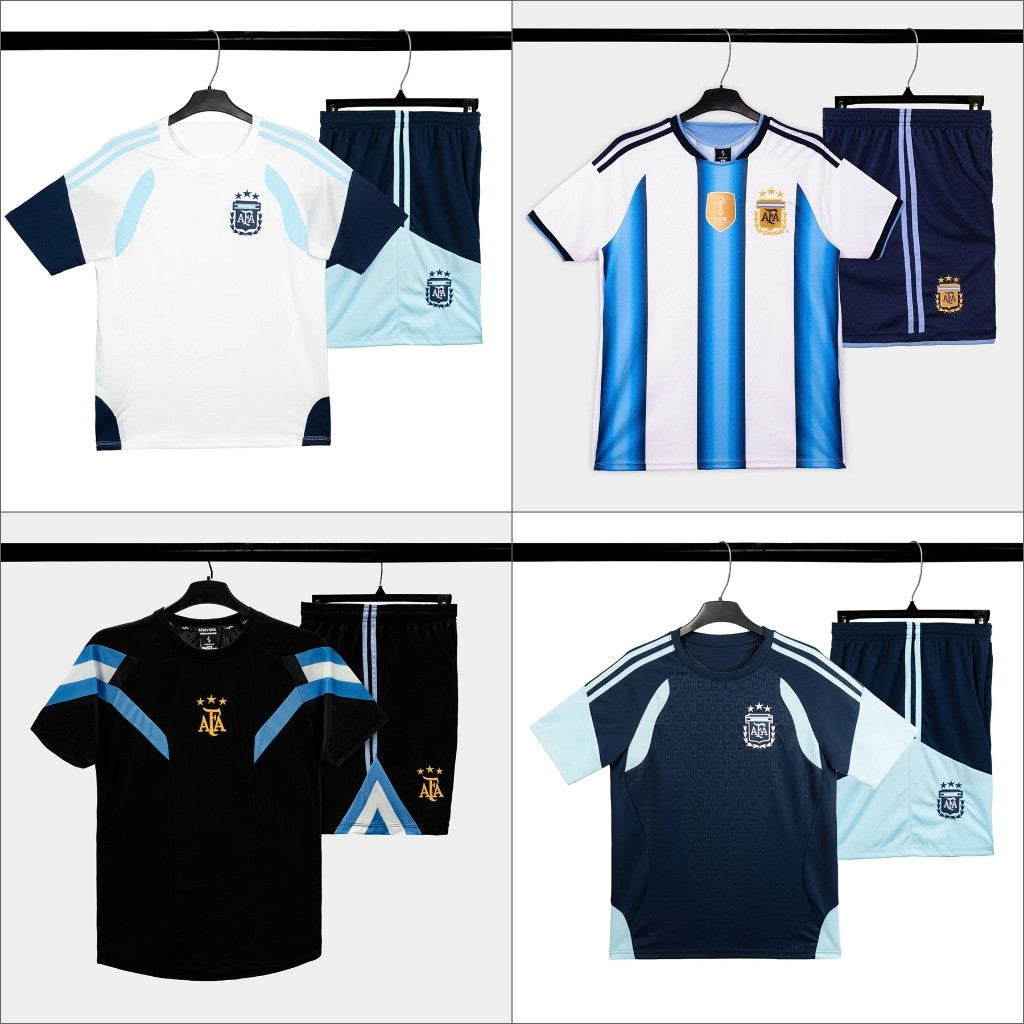 Bộ Quần Áo Bóng Đá Đội Tuyển Argentina  - Thun Cao Cấp