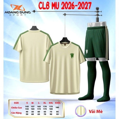 Áo Bóng Đá MU Xanh 2025, Áo Đá Banh Man U Mới Nhất (Hình Thật) - Có in tên số