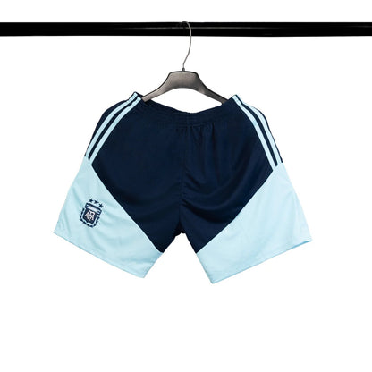 Bộ Quần Áo Bóng Đá Argentina Xanh Đen Training WC26