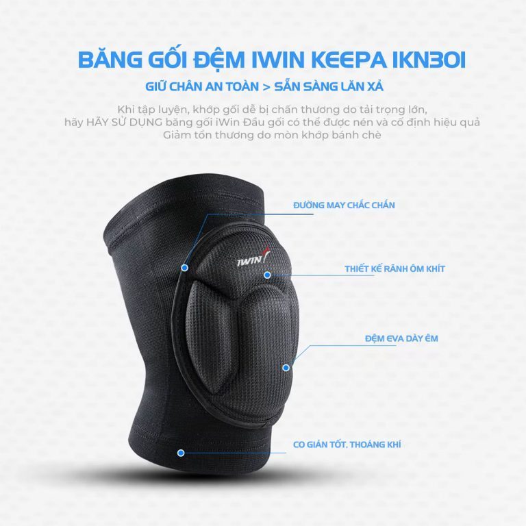 Băng Đệm Gối THỦ MÔN iWin Keepa IKN301 - Chính Hãng (1cặp)