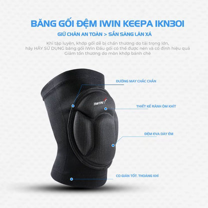 Băng Đệm Gối THỦ MÔN iWin Keepa IKN301 - Chính Hãng (1cặp)