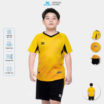 Bộ Bóng Đá Trẻ Em Thun Thể Thao Thoáng Mát - Có in tên số - Bulbal Falcol 4