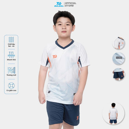 Bộ Bóng Đá Trẻ Em Thun Thể Thao Thoáng Mát - Có in tên số - Bulbal Falcol 4