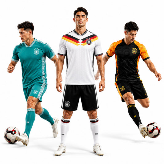 Áo Bóng Đá Đội Tuyển Đức Trắng EURO 2024 Mới Nhất - Thun Cao Cấp