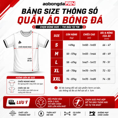 Bộ Quần Áo Bóng Đá  JP Dragon - Có In Tên Số