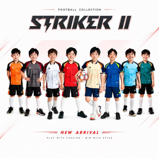Bộ Bóng Đá Trẻ Em JP Striker II - Có In Tên Số