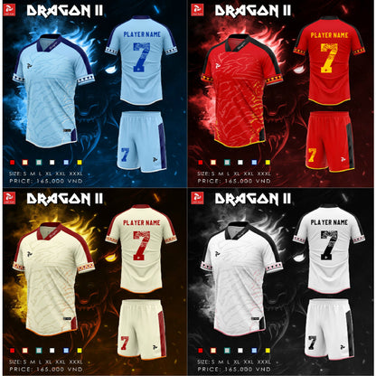 Bộ Quần Áo Bóng Đá  JP Dragon - Có In Tên Số