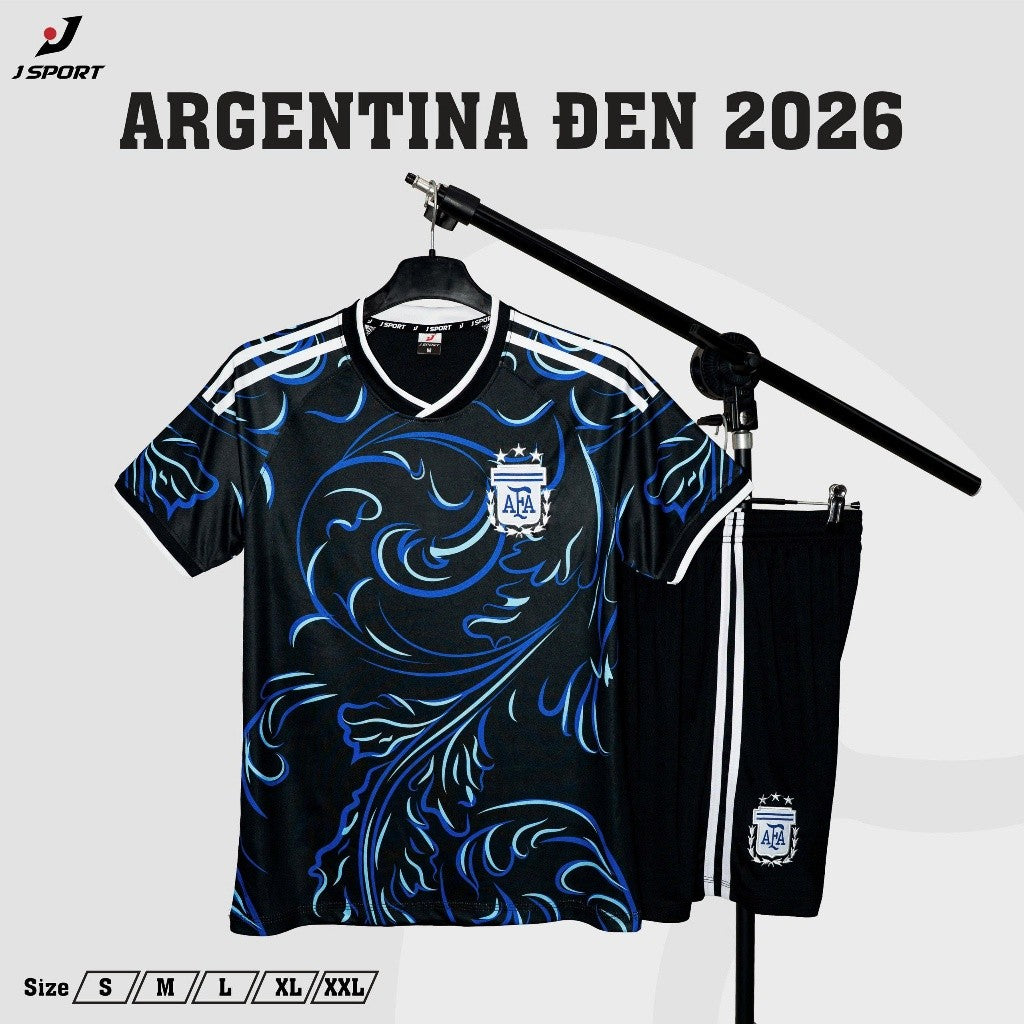 Bộ Quần Áo Bóng Đá Đội Tuyển Argentina  - Thun Cao Cấp