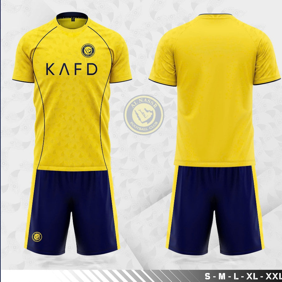 Bộ Quần Áo Bóng Đá Ronaldo Al Nassr - Có Dịch Vụ In Tên Số
