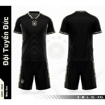 Áo Bóng Đá Đội Tuyển Đức Trắng EURO 2024 Mới Nhất - Thun Cao Cấp