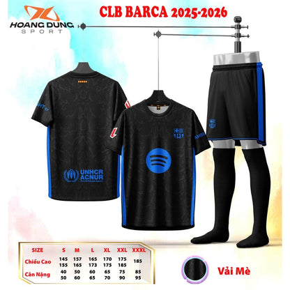 Set Quần Áo Bóng Đá Barca 2024 - Có Hỗ Trợ in Tên Số