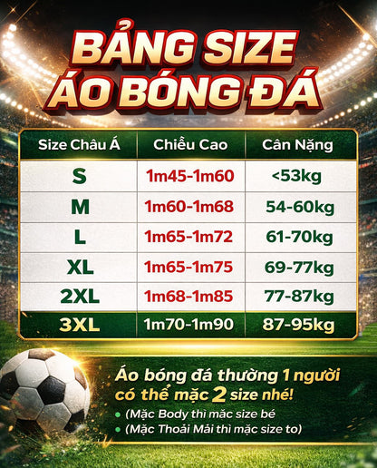Bộ Quần Áo Bóng Đá Argentina Xanh Đen Training WC26